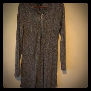 Shade Grey dress with zipper😻